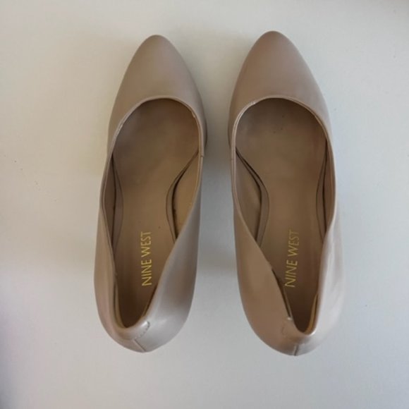 Nine West Nude Rocha Stiletto Pumps - Picture 1 of 8